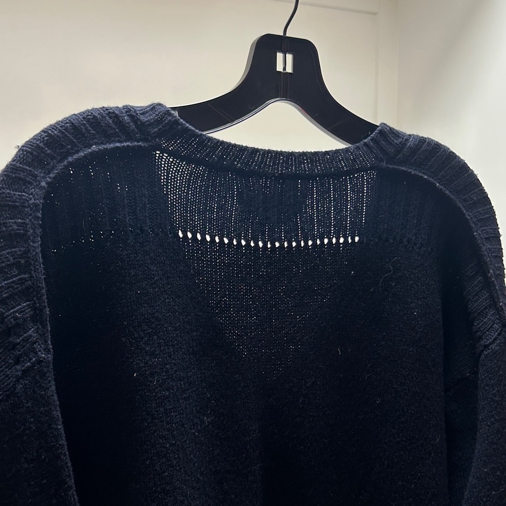 Isabel Marant Beautiful simple deep V wool and cashmere oversized sweater - Picture 2 of 11